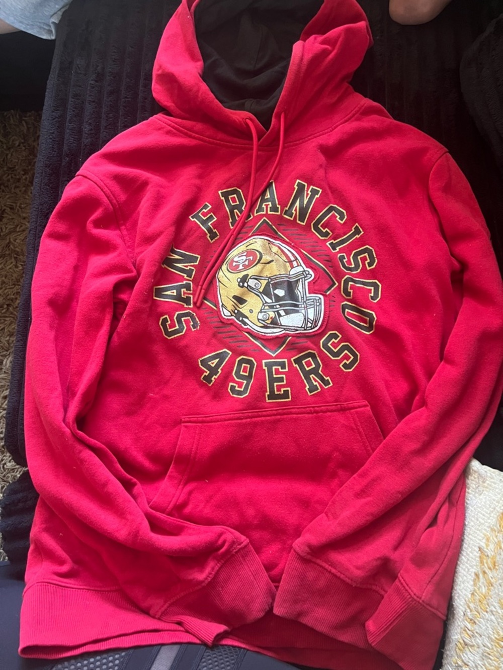 San Francisco 49ers Red Hooded Pullover